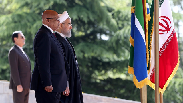 Güney Afrika Cumhurbaşkanı Zuma, İran'da