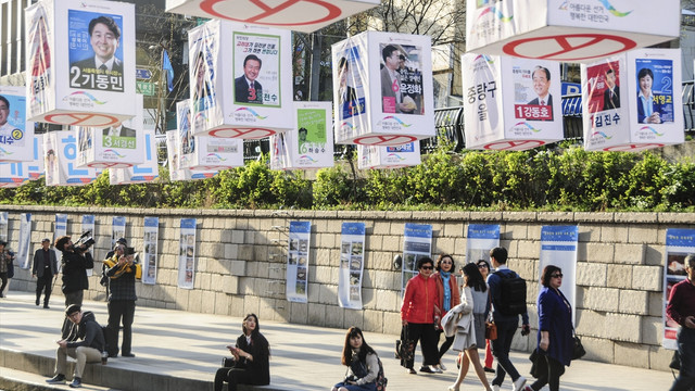 Güney Kore'de yarın sandık başına gidiliyor