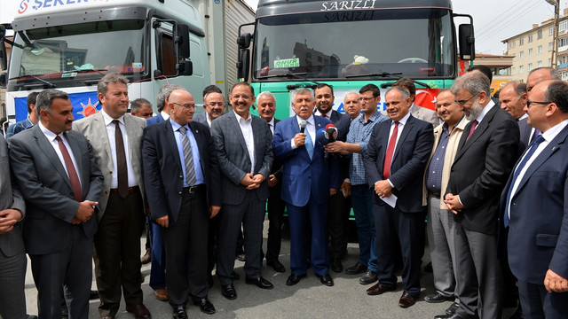 Güvenlik güçleri ve terör mağdurlarına Kayseri'den yardım