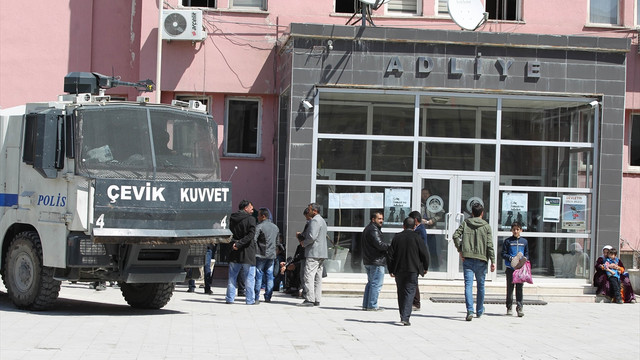 Hakkari'deki izinsiz gösteri