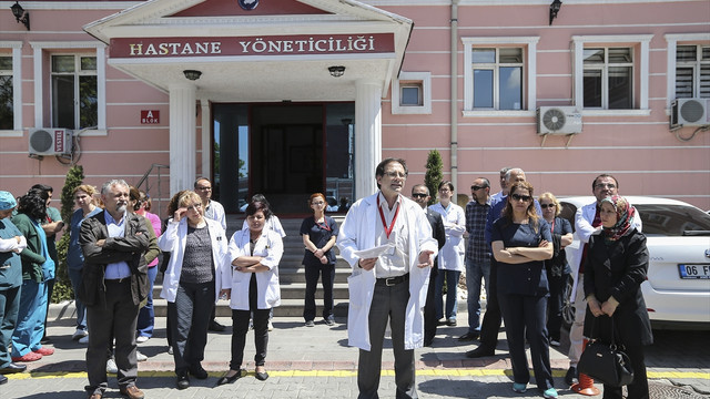 Hastane çalışanlarından kreş tepkisi