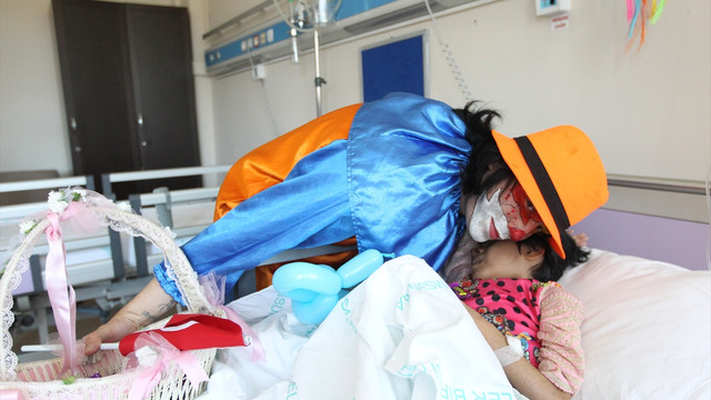 Hastanenin küçük sakinleri için eğlence programı