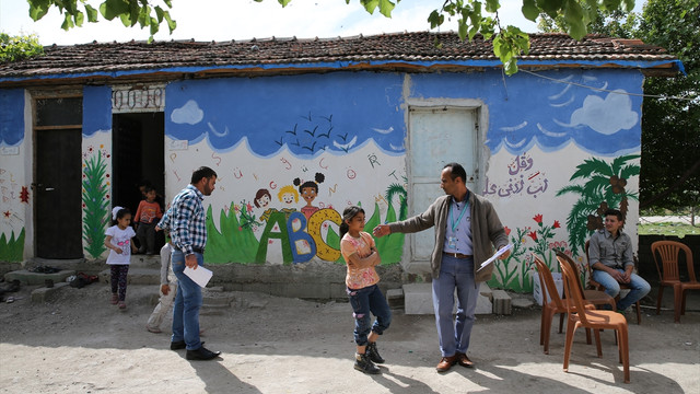 Hatay'da Suriyeli çocuklara aşı