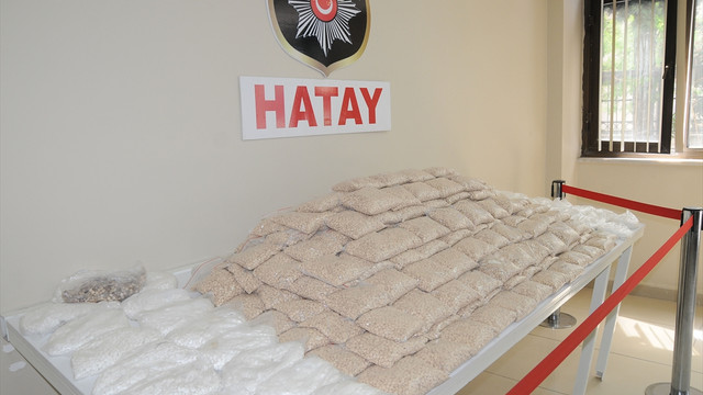 Hatay'da uyuşturucu hap operasyonu