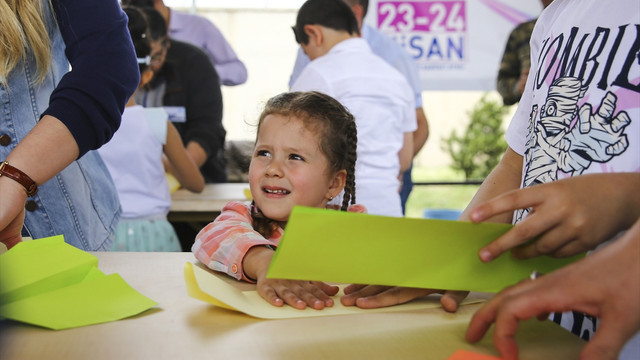 Hava Müzesi'nde origami uçak etkinliği