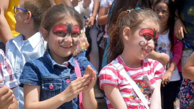 İlk kez kent merkezini gördüler