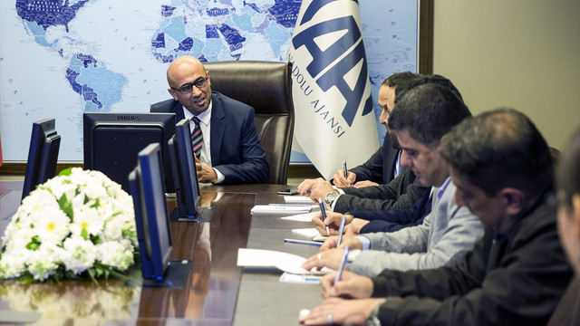 Iraklı gazeteciler AA'yı ziyaret etti