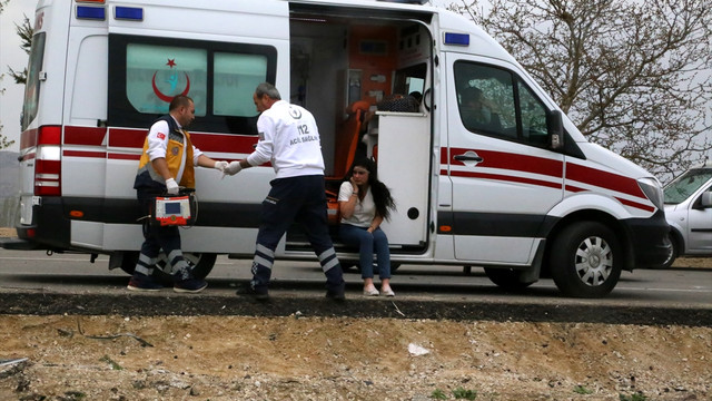 Isparta'da trafik kazası