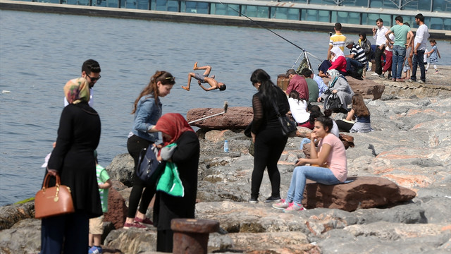 İzmir'de sıcak hava