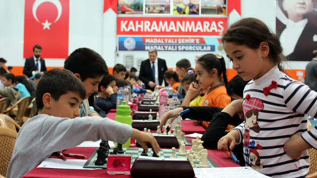 Kahramanmaraş'ta uluslararası satranç turnuvası
