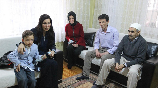 Karaaslandan şehit evine ziyaret