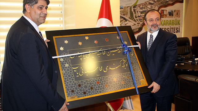 Karabük Üniversitesi Camisi'nin ibadete açılması töreni