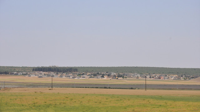 Gazeteciler Karkamış sınır hattında çekim yaptı