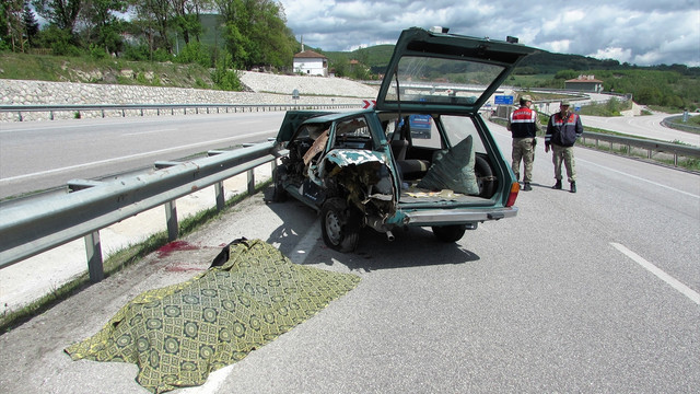 Samsunda trafik kazası: 1 ölü