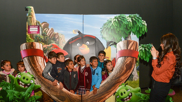 Kırsaldaki öğrenciler sinemayla tanıştı