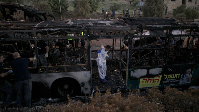 Kudüs'te otobüste meydana gelen patlama