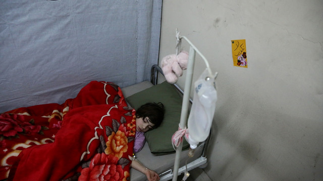 Kuşatma ve bomba altındaki Guta'daki kanser hastaları