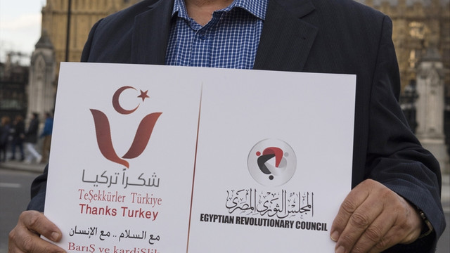 Londra'da Türkiye'ye teşekkür gösterisi
