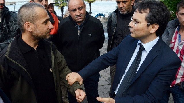 Maden işçilerinden maaş eylemi