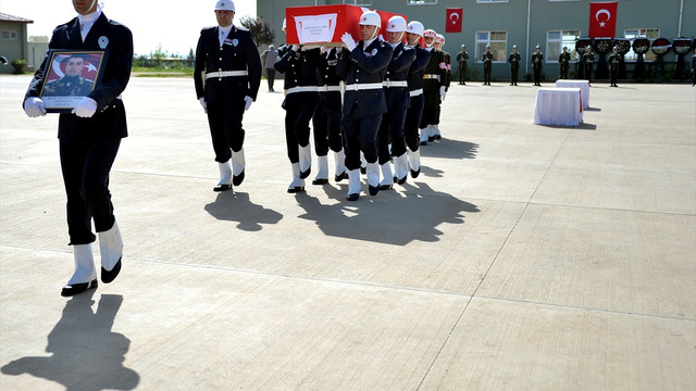 Mardin'de şehitler için tören
