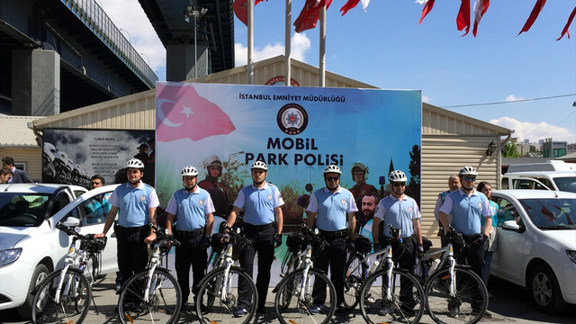 Mobil Park Polisi görev başında