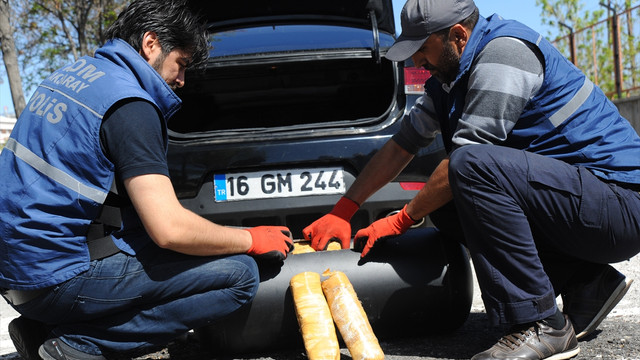 Otomobilin LPG tankında uyuşturucu sevkiyatı