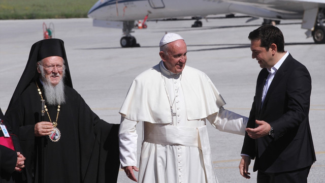 Papa'nın Midilli ziyareti