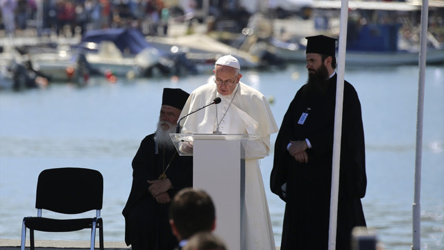Papa'nın Midilli ziyareti