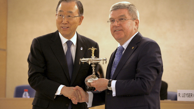 Rio 2016 Olimpiyat meşalesi BM'de