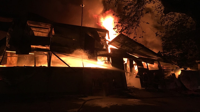 Sakaryada tekstil fabrikasında yangın