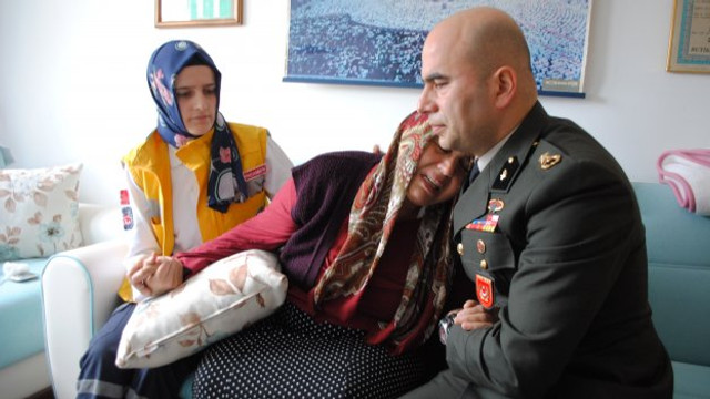 Şehit Yüzbaşının Amasyadaki baba ocağına acı haber ulaştı