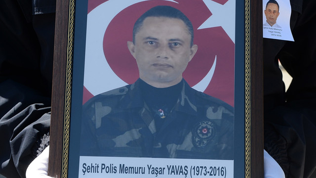 Şırnak'ta şehit polis için tören