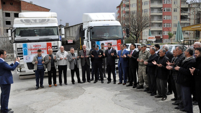 Sivas'tan Bayırbucak Türkmenlerine yardım