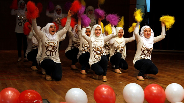 Suriye öğrenciler Çocuk Şenliğinde eğlendi