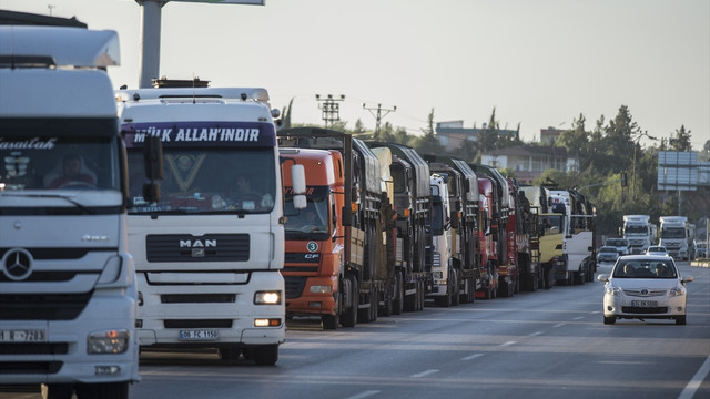 Suriye sınırına askeri sevkiyat