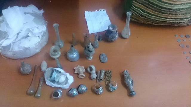 Suriye sınırında tarihi eser operasyonu