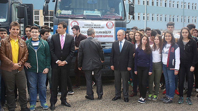 Suriyeli ailelere yardım gönderildi