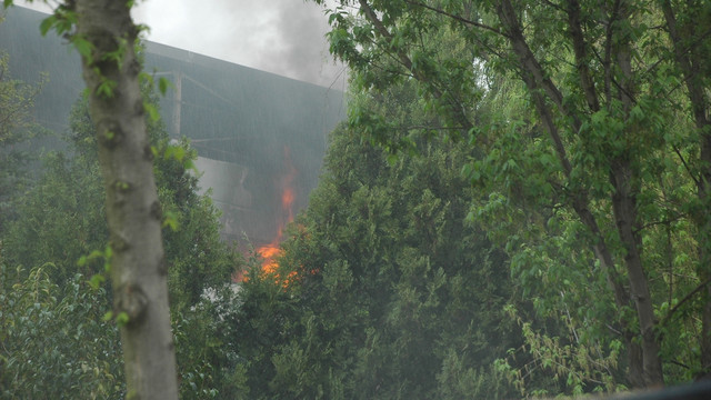 Tekirdağda fabrika yangını
