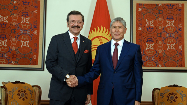 TOBB Başkanı Hisarcıklıoğlu Kırgızistan'da