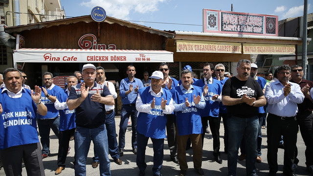Türk Harb-İş üyelerinden İncirlikte açlık grevi