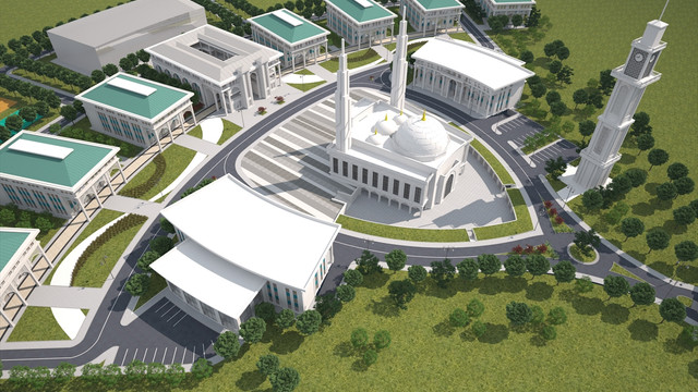 Türkiye'nin en büyük külliyesini yapıyoruz