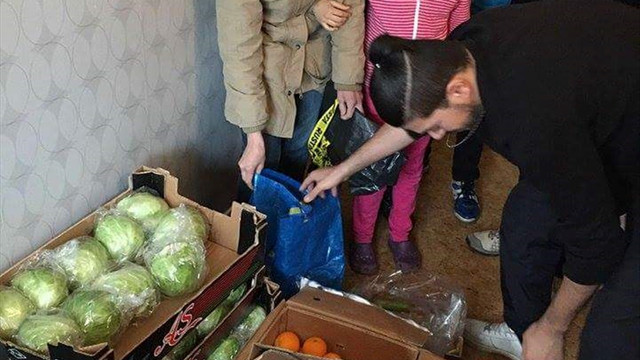 UETD'den İsveç'teki Suriyeli sığınmacılara yardım