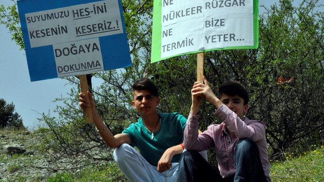 Yeşilırmak üzerinde yapılması planlanan HES projesi