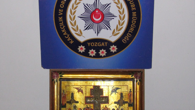 Yozgat'ta tarihi ikona ele geçirildi