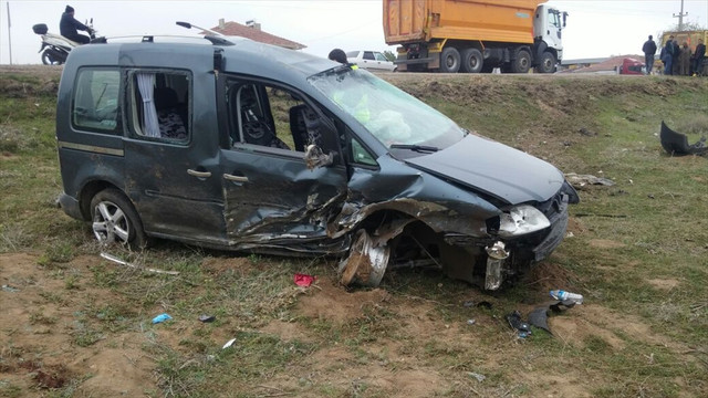 Yozgat'ta trafik kazası: 4 yaralı