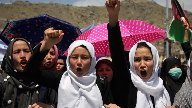 Afganistan’da protesto