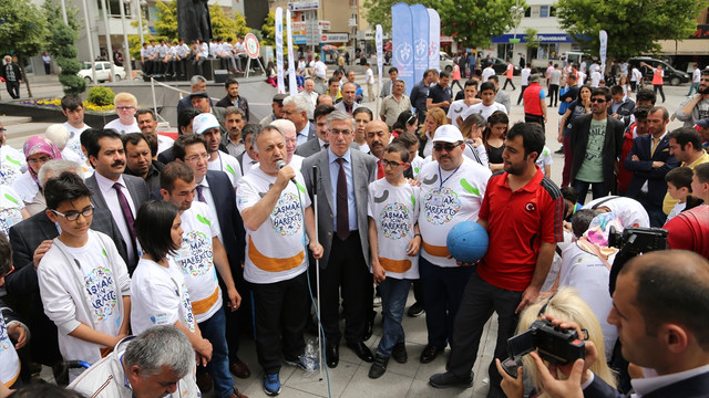 Aksaray'da Aşmak için hareket etkinliği