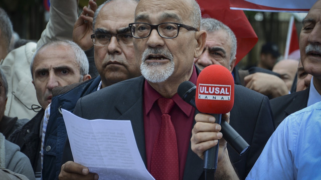 Almanya Büyükelçiliği önünde protesto