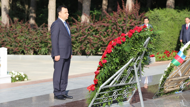 Anayasa Mahkemesi Başkanı Arslan, Azerbaycan'da