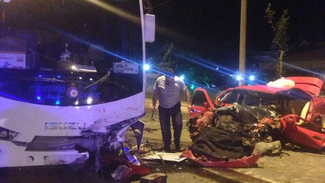 Antalya'da trafik kazası: 1 ölü
